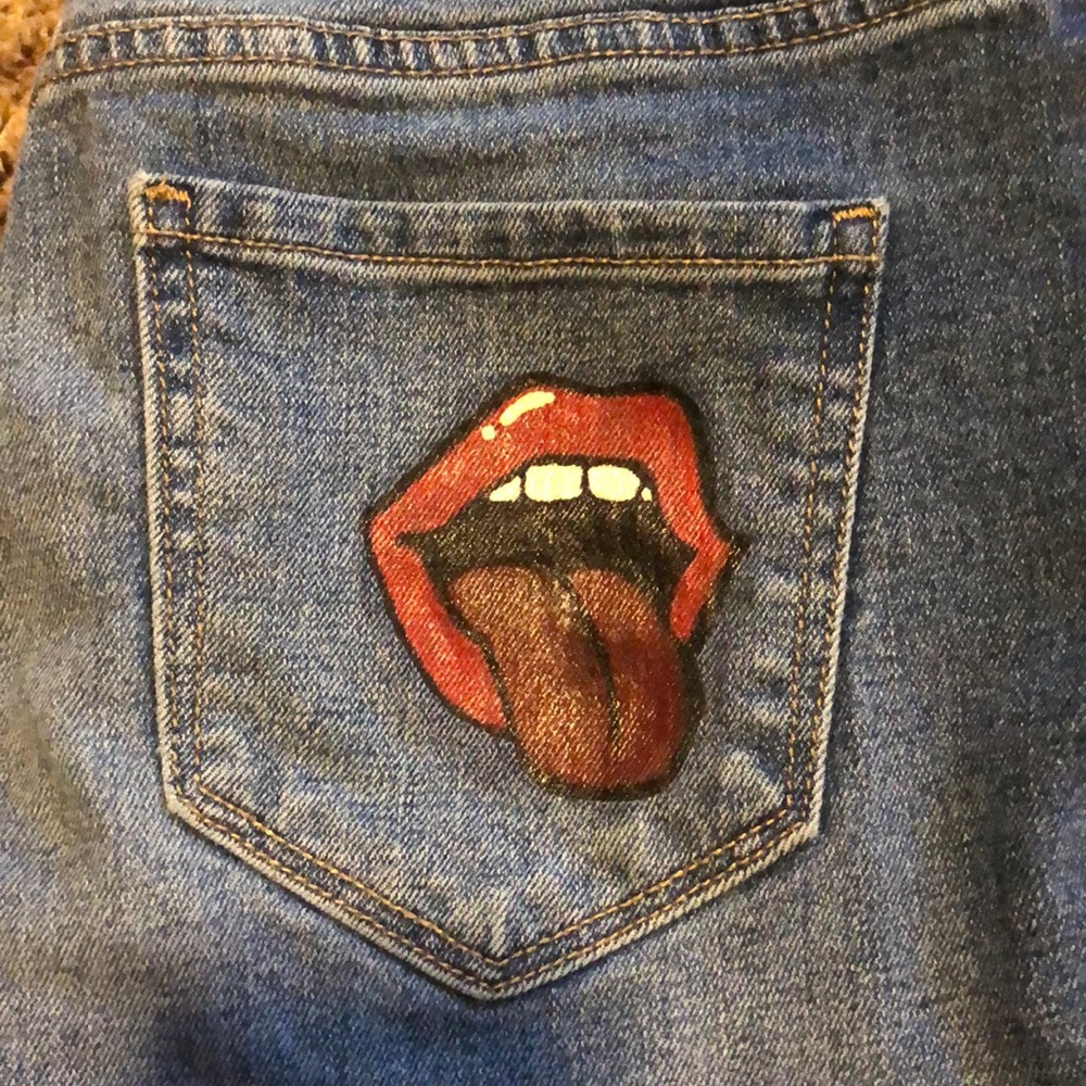 Up-cycled Boyfriend jeans